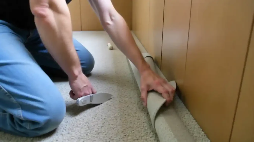 How to Stretch a carpet DIY