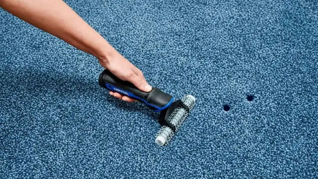 How to fix a hole in a carpet