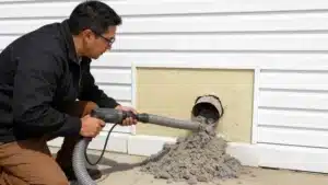 What do professionals use to clean dryer vents