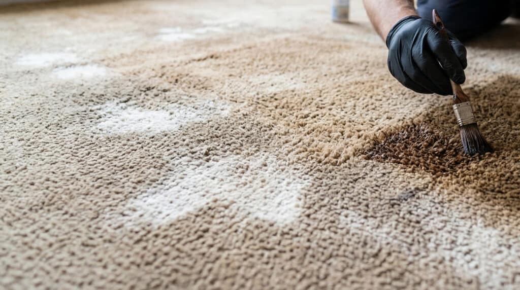 How to Fix Discolored, Faded, and Bleached Carpet Stains