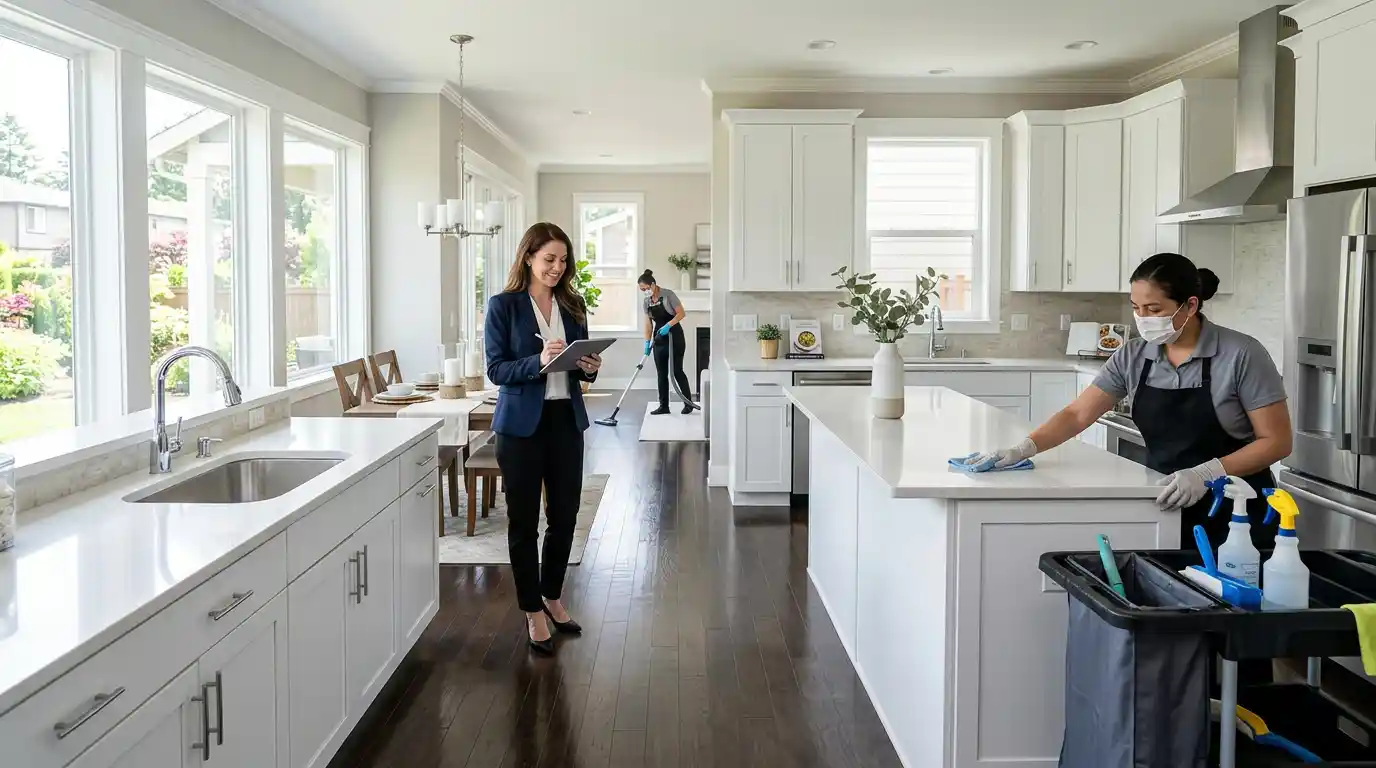 9️⃣ For Realtors and Property Managers Turnover Cleaning That Helps Homes Show Better